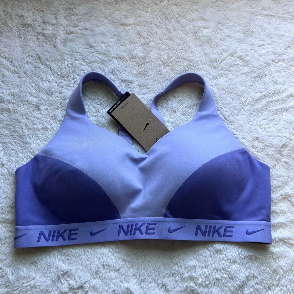 Nike Women's Indy Light Support Sports Bra Purple FD1068-533 Womens Size XL New